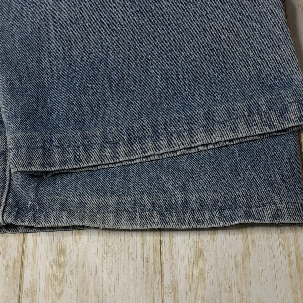 Levi's 517 Medium Blue Bootcut Blue Jeans Size W36 L34 - Picture 12 of 16